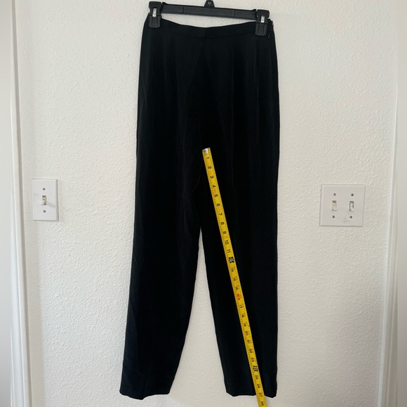 NWOT Bloomingdale’s Elastic Waist 100% Silk Petite Pants - Picture 8 of 14